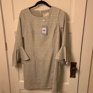 Sail to sable wool blend dress